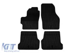 Rubber mats Gumarny Zubri suitable for Mazda 3 2004-2013, 4-piece set, black color-image-6254193
