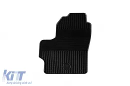 Rubber mats Gumarny Zubri suitable for Mazda 3 2004-2013, 4-piece set, black color-image-6254194