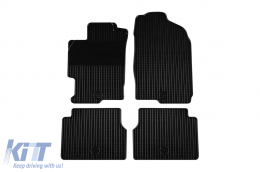 Rubber mats Gumarny Zubri suitable for Mazda 6 2003-2012, 4-piece set, black color - ABFMM6024159