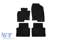 Rubber mats Gumarny Zubri suitable for Mazda CX-5 after 2017, 4-piece set, black color - ABFMM6024372
