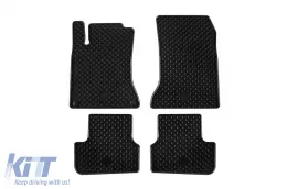 image-6-Rubber mats Gumarny Zubri suitable for Mercedes A class W176 2012-2018, B class W246 2011-2018, GLA X156 2014-2019, CLA C117 2013-2019, 4-piece set, black color