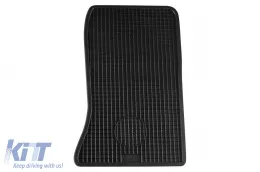 Rubber mats Gumarny Zubri suitable for Mercedes E class W124 1984-1996, 4-piece set, black color-image-6252701