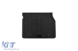 Rubber mats Gumarny Zubri suitable for Mercedes E class W124 1984-1996, 4-piece set, black color-image-6252703