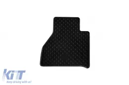 Rubber mats Gumarny Zubri suitable for Mercedes X class W470 after 2017, 4-piece set, black color-image-6252238