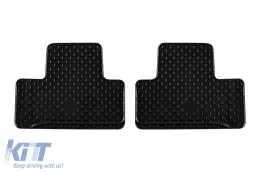 Rubber mats Gumarny Zubri suitable for Mercedes EQA H243 after 2021, EQB X243 after 2022, 4-piece set, black color-image-6252560