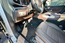 Rubber mats Gumarny Zubri suitable for Mercedes GLE W167, GLS X167 after 2019, 4-piece set, black color-image-6254648