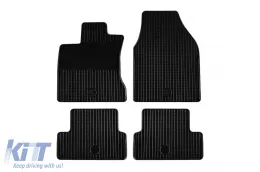 image-0-Rubber mats Gumarny Zubri suitable for Nissan Qashqai 2007-2013, 4-piece set, black color