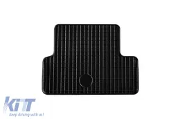 Rubber mats Gumarny Zubri suitable for Nissan Qashqai 2007-2013, 4-piece set, black color-image-6251662