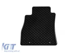 Rubber mats Gumarny Zubri suitable for Nissan Juke 2010-2019, 4-piece set, black color-image-6251948
