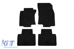 image-22-Rubber mats Gumarny Zubri suitable for Nissan X-Trail after 2013, Renault Koleos after 2016, 4-piece set, black color