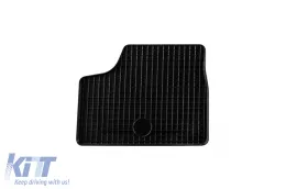 Rubber mats Gumarny Zubri suitable for Opel Astra G 1998-2003, 4-piece set, black color-image-6251132
