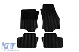 Rubber mats Gumarny Zubri suitable for Opel Astra H 2004-2009, 4-piece set, black color - ABFMO6024174