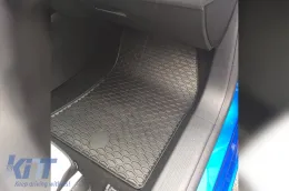Rubber mats Gumarny Zubri suitable for Opel Astra L, Peugeot 308 i-Hybrid, Citroen DS4 E-Tense, C5 X after 2021, 4-piece set, black color-image-6254730