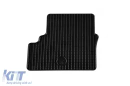 Rubber mats Gumarny Zubri suitable for Opel Zafira A 1999-2004, 6-piece set, black color-image-6251159