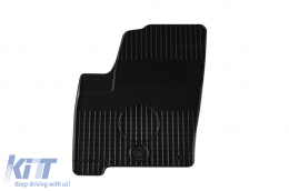 Rubber mats Gumarny Zubri suitable for Opel Meriva A-B 2002-2017, 4-piece set, black color-image-6251443