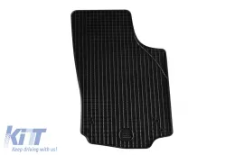 Rubber mats Gumarny Zubri suitable for Opel Meriva A-B 2002-2017, 4-piece set, black color-image-6251444