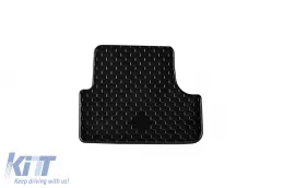 Rubber mats Gumarny Zubri suitable for Opel Grandland X, Peugeot 3008, Citroen C5 AirCross after 2017, 4-piece set, black color-image-6252183