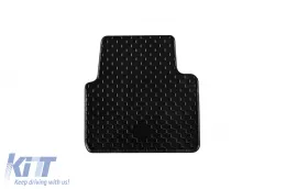 Rubber mats Gumarny Zubri suitable for Opel Crossland X, Citroen C3 Aircross after 2017, 4-piece set, black color-image-6252216