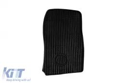 Rubber mats Gumarny Zubri suitable for Opel Vectra B 1995-2001, 4-piece set, black color-image-6252667
