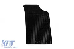 Rubber mats Gumarny Zubri suitable for Peugeot 106 1996-2003, 4-piece set, black color-image-6251319