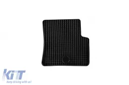 Rubber mats Gumarny Zubri suitable for Peugeot 206 1998-2007, 4-piece set, black color-image-6251331