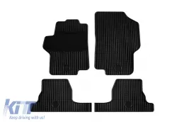 image-10-Rubber mats Gumarny Zubri suitable for Peugeot 1007 2005-2009, 4-piece set, black color