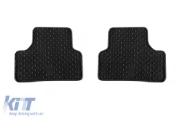Rubber mats Gumarny Zubri suitable for Peugeot e-3008 after 2024, 4-piece set, black color-image-6254818
