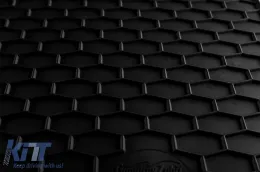 Rubber mats Gumarny Zubri suitable for Peugeot e-3008 after 2024, 4-piece set, black color-image-6254822