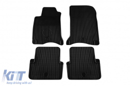 Rubber mats Gumarny Zubri suitable for Renault Laguna 2001-2015, 4-piece set, black color - ABFMR6024164