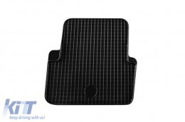 Rubber mats Gumarny Zubri suitable for Renault Laguna 2001-2015, 4-piece set, black color-image-6251440