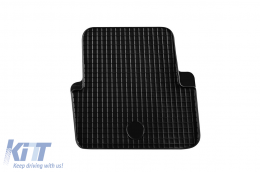 Rubber mats Gumarny Zubri suitable for Renault Laguna 2001-2015, 4-piece set, black color-image-6251441