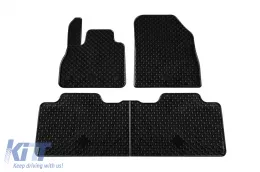 image-2-Rubber mats Gumarny Zubri suitable for Renault Espace after 2015, 4-piece set, black color