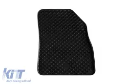 Rubber mats Gumarny Zubri suitable for Renault Talisman after 2015, 4-piece set, black color-image-6252372