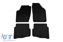 Rubber mats Gumarny Zubri suitable for Seat Cordoba, Ibiza 2003-2008, 4-piece set, black color - ABFMS6024149