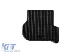Rubber mats Gumarny Zubri suitable for Seat Toledo, Altea, Leon 2004-2008, 4-piece set, black color-image-6251472