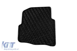 Rubber mats Gumarny Zubri suitable for Skoda Fabia 2000-2007, 4-piece set, black color-image-6251149