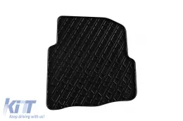Rubber mats Gumarny Zubri suitable for Skoda Fabia 2000-2007, 4-piece set, black color-image-6251150