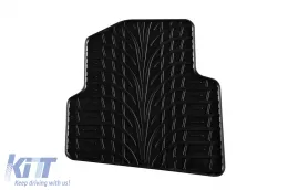 Rubber mats Gumarny Zubri suitable for Skoda Fabia 2007-2014, 4-piece set, black color-image-6251256