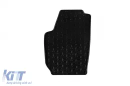 Rubber mats Gumarny Zubri suitable for Skoda Roomster 2006-2015, 4-piece set, black color-image-6251585