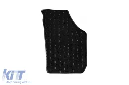 Rubber mats Gumarny Zubri suitable for Skoda Roomster 2006-2015, 4-piece set, black color-image-6251586