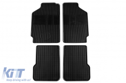Rubber mats Gumarny Zubri suitable for Skoda Felicia 1995-2000, 4-piece set, black color - ABFMS6024420