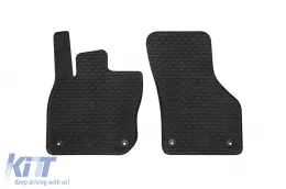 Rubber mats Gumarny Zubri suitable for Skoda Superb after 2024, Volkswagen Passat B9 wagon after 2023, 4-piece set, black color-image-6254777