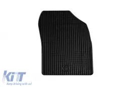 Rubber mats Gumarny Zubri suitable for Toyota Auris 2007-2012, Corolla 2007-2013, 4-piece set, black color-image-6251249