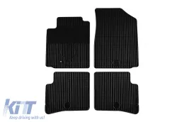 image-12-Rubber mats Gumarny Zubri suitable for Toyota Yaris 1999-2005 with 5 doors, 4-piece set, black color