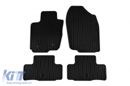 Rubber mats Gumarny Zubri suitable for Toyota Rav4 2006-2012, 4-piece set, black color - ABFMT6024202
