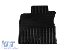 Rubber mats Gumarny Zubri suitable for Toyota Avensis 2009-2018, 4-piece set, black color-image-6251797