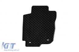 Rubber mats Gumarny Zubri suitable for Toyota Rav4 2013-2018, 4-piece set, black color-image-6251940