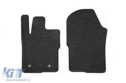 Rubber mats Gumarny Zubri suitable for Volkswagen Amarok, Ford Ranger after 2023, 4-piece set, black color-image-6232176