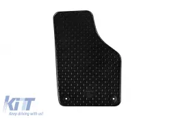 Rubber mats Gumarny Zubri suitable for Volkswagen Sharan, Seat Alhambra after 2010, 4-piece set, black color-image-6251837