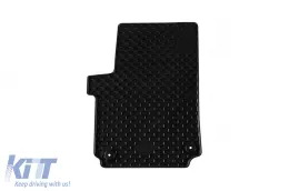 Rubber mats Gumarny Zubri suitable for Volkswagen Amarok 2010-2020, 4-piece set, black color-image-6251957